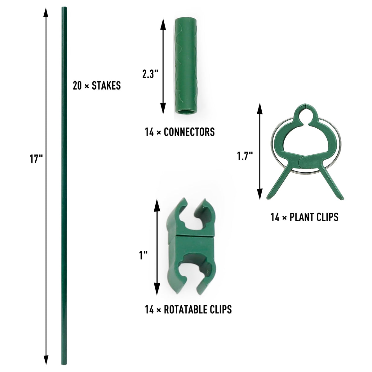 MAXPACE rotatable clips let you shape frames easily