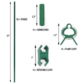 MAXPACE rotatable clips let you shape frames easily