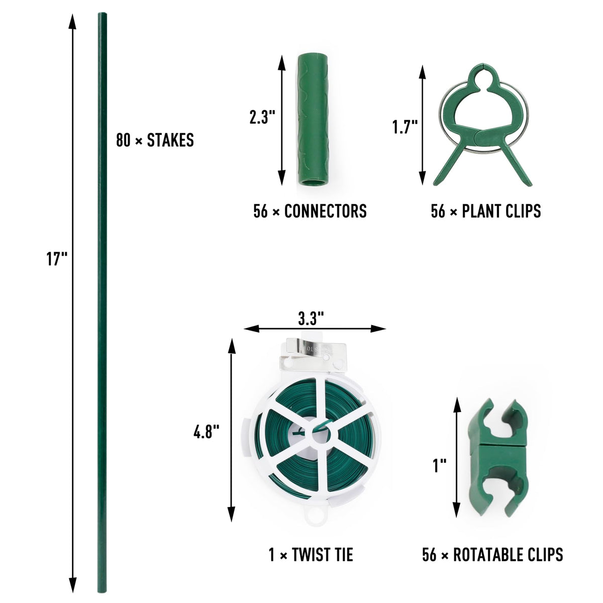 MAXPACE twist tie enables quick securing and neat trellis shaping.