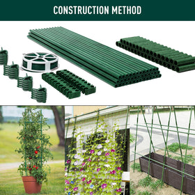 MAXPACE tomato stake support keeps vines upright and well-spaced
