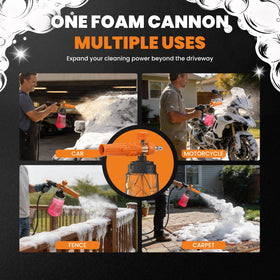 maxpeedingrods foam cannon nozzle-options deliver foam-rich or high-suds performance across PSI ranges