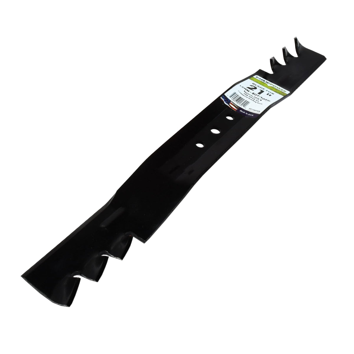 MaxPower 331387XB blade dimensions shown for proper fit