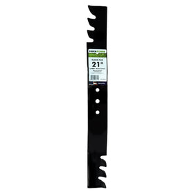 MaxPower 331387XB mulching blade close-up showing sharp edge for precise cuts