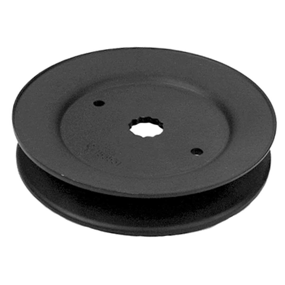 MaxPower 332512B spindle pulley front view for reliable mower performance