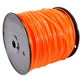 Close-up of MaxPower nylon round trimmer line showing durable construction.