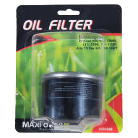 Compact, easy-to-install MaxPower 334299 oil filter replacement for Cub Cadet and Troy-Bilt mowers