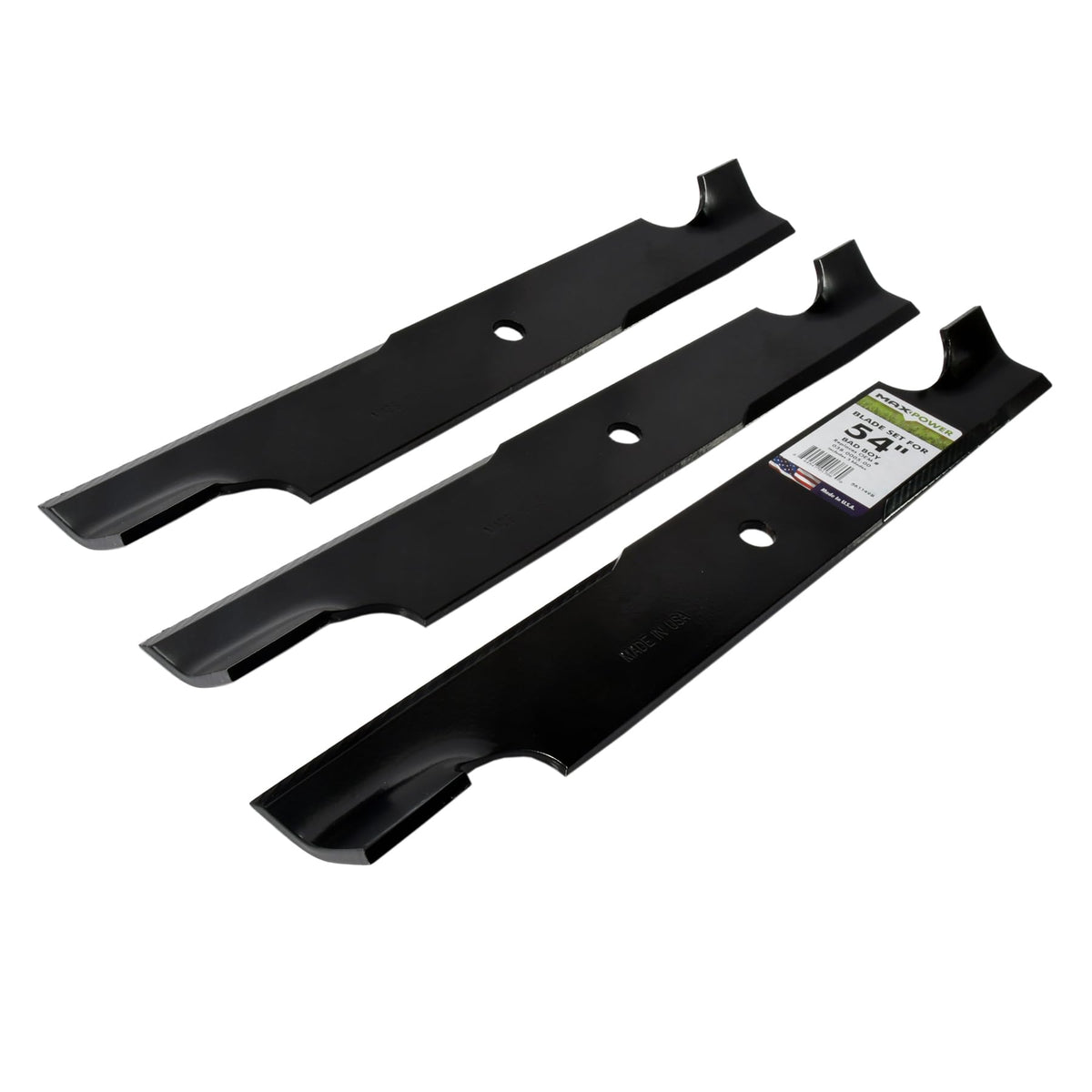 5/8-inch center hole on MaxPower blades for secure mounting
