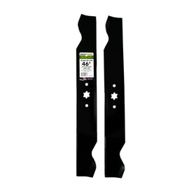 MaxPower 561544B two-blades assembly for 46-inch decks shows balanced cutting potential