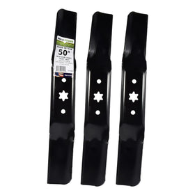 MaxPower 561558B three-blade set for 50-inch mowers delivers reliable cuts.