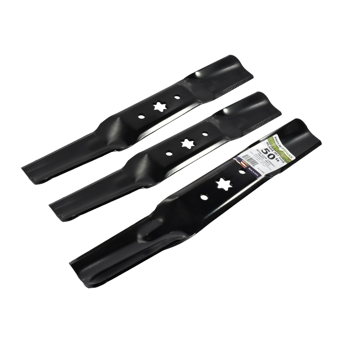 Powder-coated finish protects blades during handling and reveals a sharp edge after the first cut.