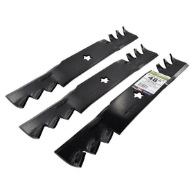 Easy installation of MaxPower 561735XB blades for 48-inch decks.
