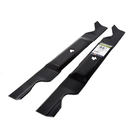 MaxPower 561739B powder-coated blades resist wear until the first cut reveals edge.