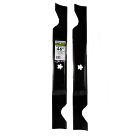 MaxPower 561739B two blades for 46-inch decks deliver a balanced, even cut.