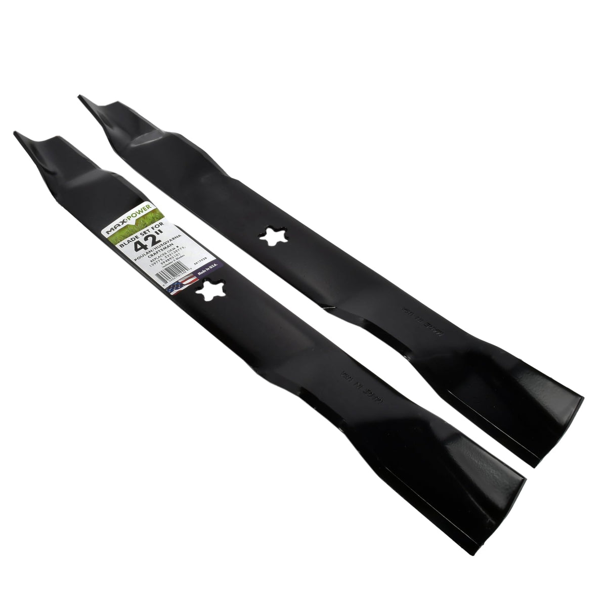 MaxPower 561742B blade edges are sharpened for immediate cutting performance
