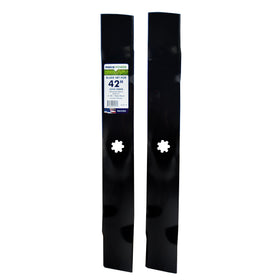 Maxpower 561811B blade set for 42-inch mowers with precision cutting edges.