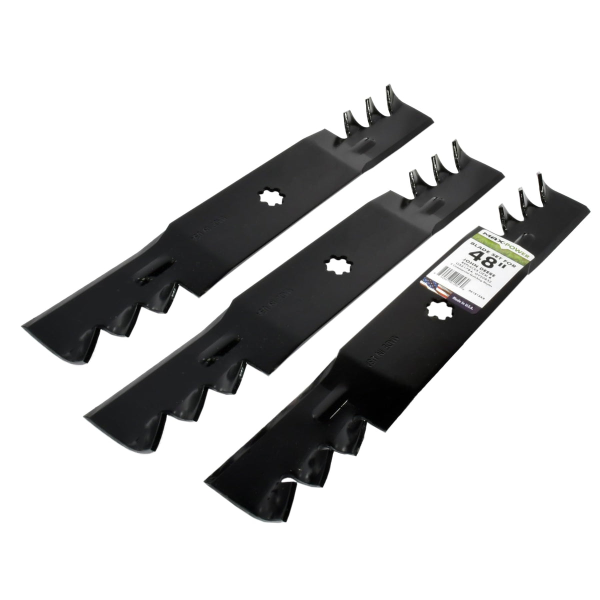 MaxPower 561812XB blades with durable powder-coated finish.