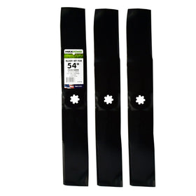 MaxPower 561813B three-blade set for 54-inch mower enables precise cutting