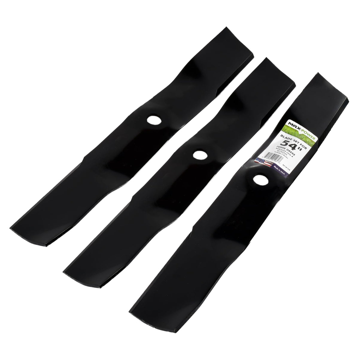 MaxPower 561816B powder-coated blades resist wear for long-lasting performance