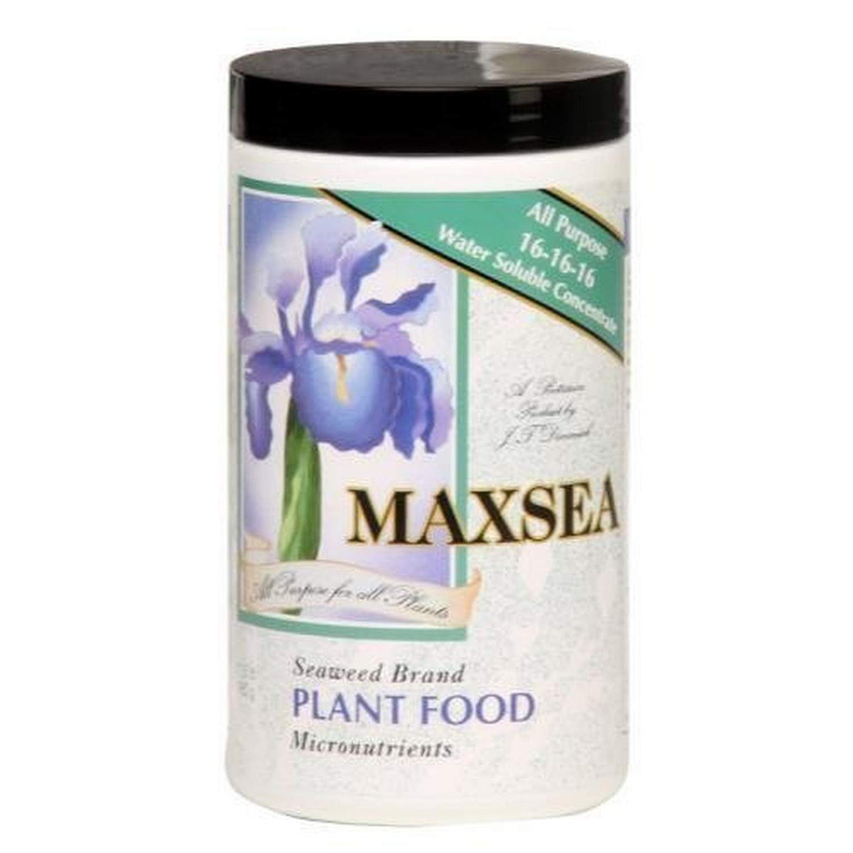 Maxsea All Purpose Plant Food bottle supports vigorous growth for indoor and outdoor plants.