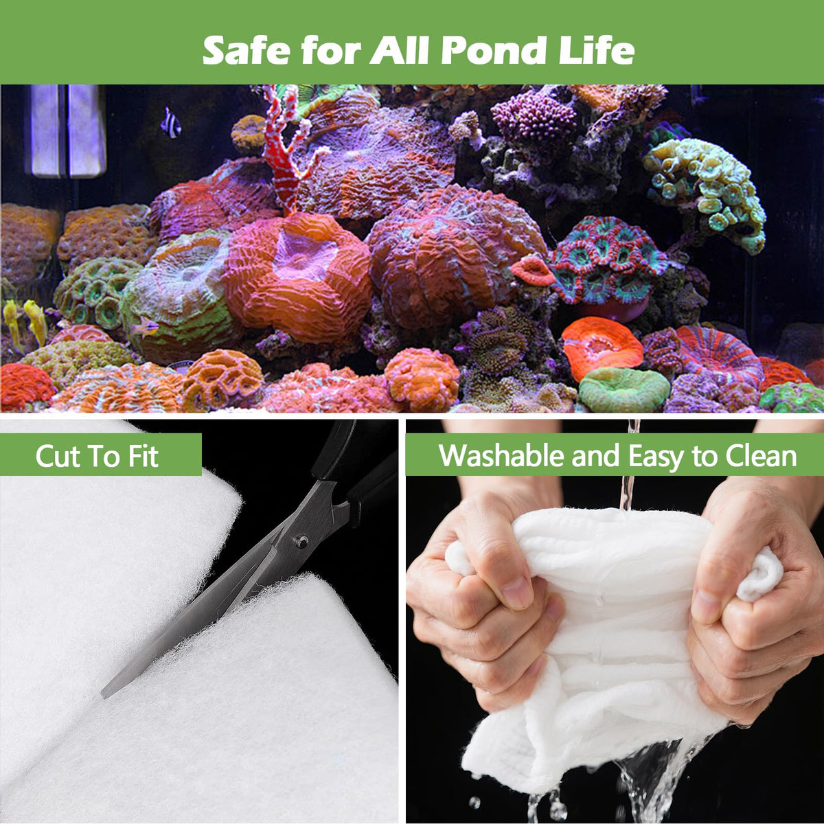 MAXTBEE Classic pond filter pad suitable for koi ponds and aquariums.