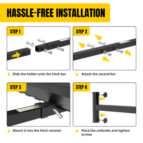 MAXXHAUL heavy-duty steel construction withstands outdoor use.