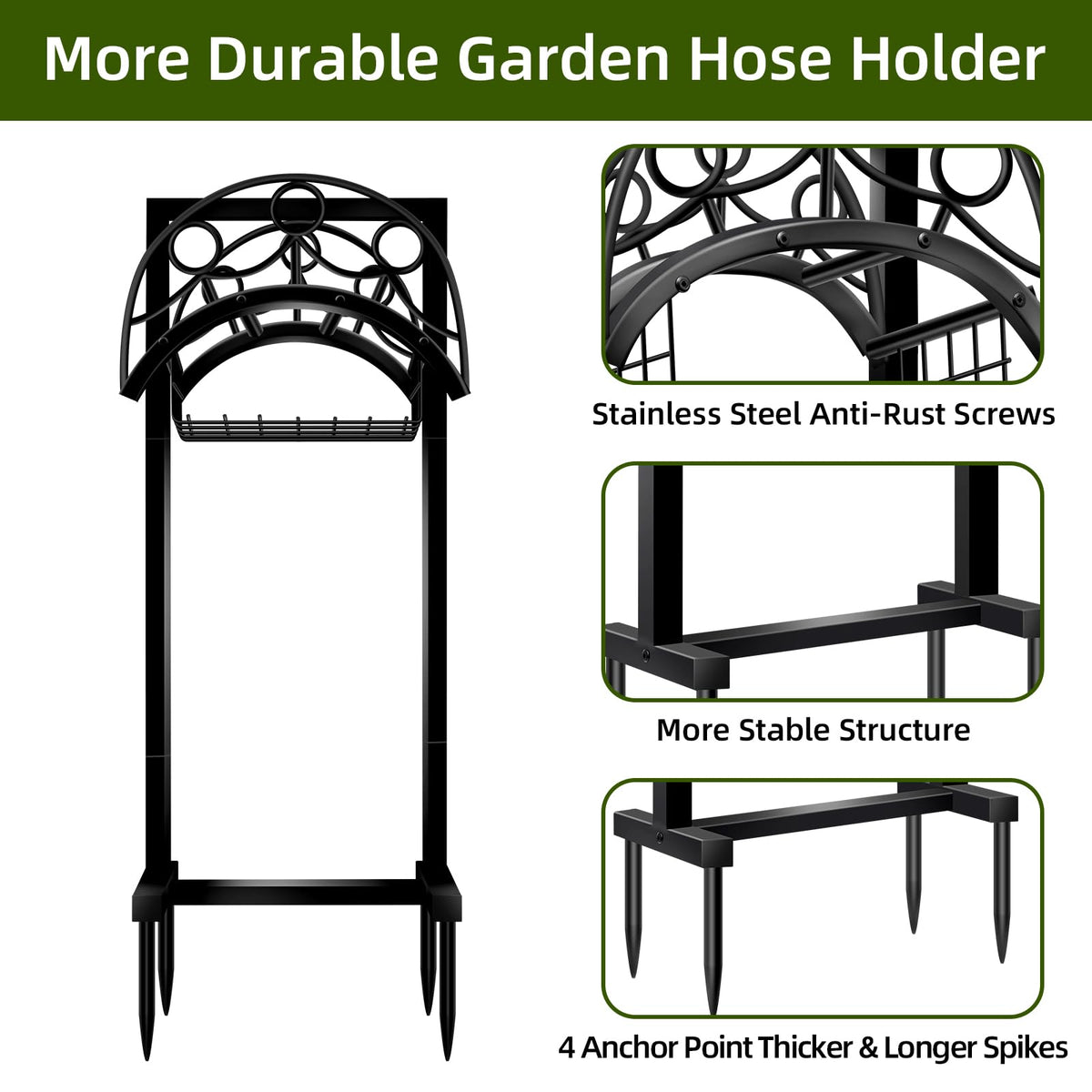 Outdoor ready MAXZONE storage option for front yards and gardens
