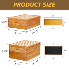 MayBee Beehive bottom board with entrance reducer for simple hive access.