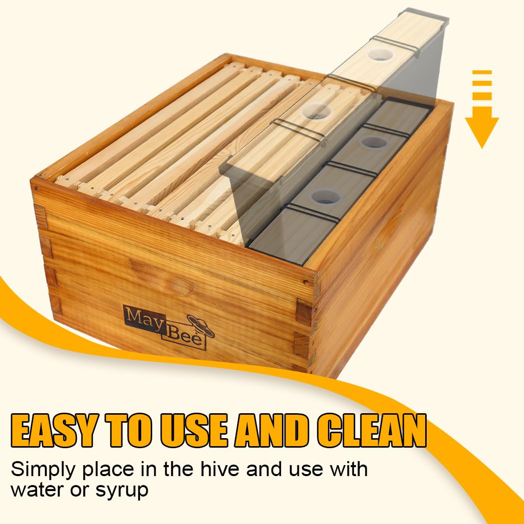 MayBee durable food-grade cedar wood construction for long-lasting use.