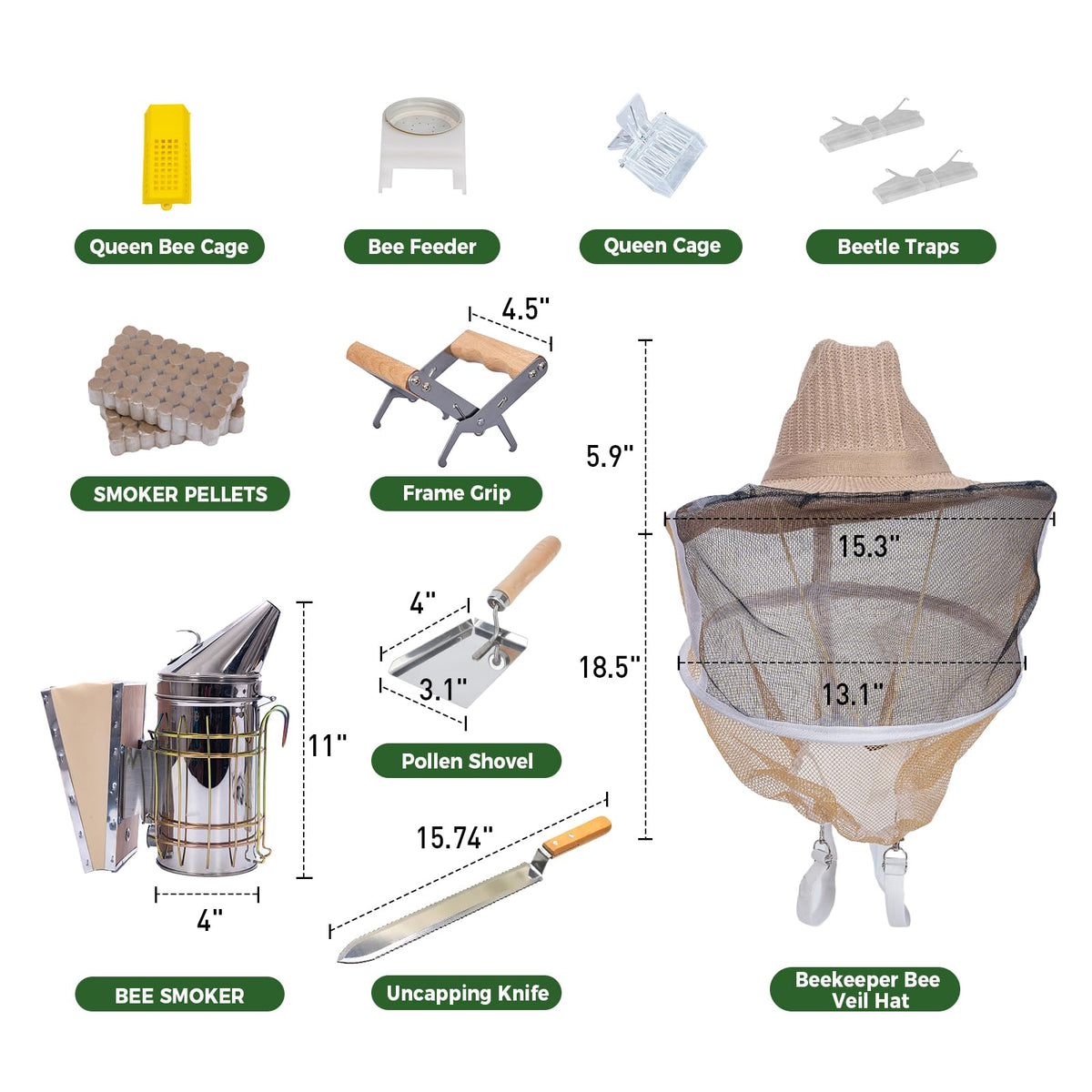 MayBee feeder and entrance feeder support efficient hive management.