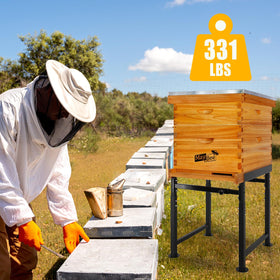 MayBee hive stand compatible with 8- and 10-frame hives