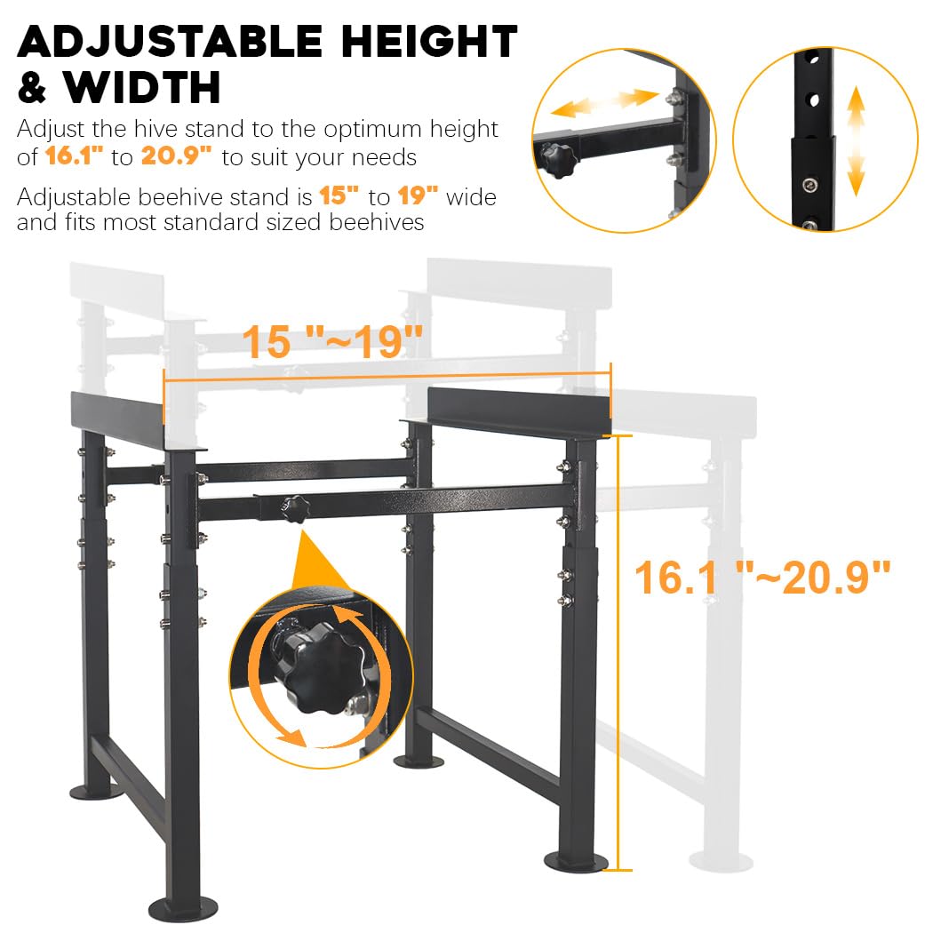 MayBee stable base design reduces tipping on uneven ground