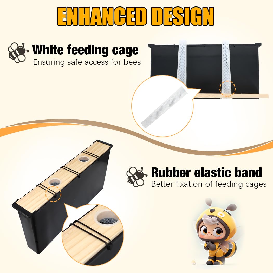 MayBee no-assembly feeder ready to place inside deep frame boxes.