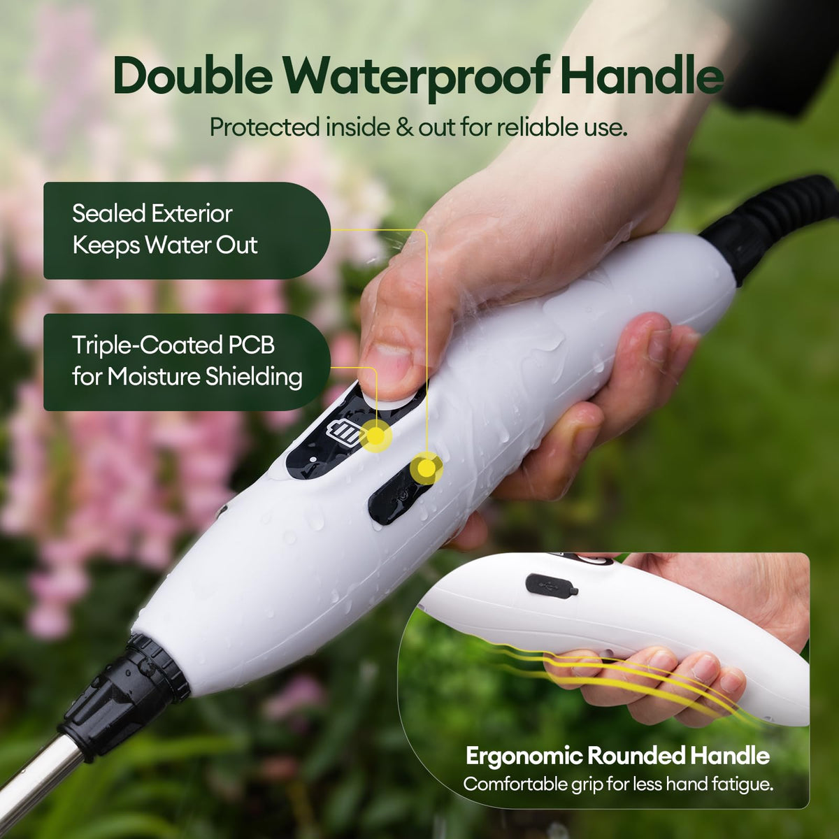 Maygrove automatic water pump ensuring steady liquid delivery for misting
