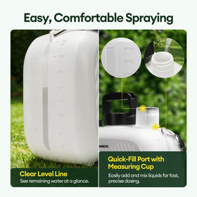 Maygrove four spray patterns for mist or stream adjustments