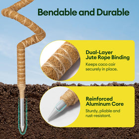 Maygrove included jute rope for versatile plant training.