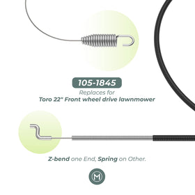 MAYITOP Toro front wheel drive assembly for reliable lawn care