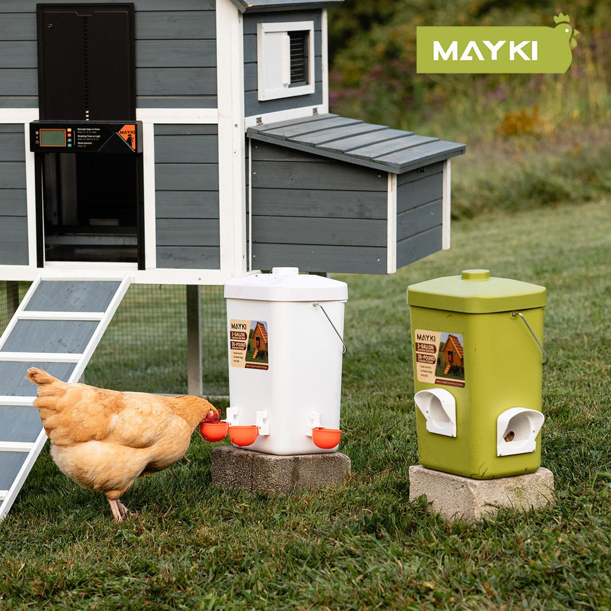 MAYKI ergonomic handle makes carrying and refilling effortless