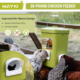 MAYKI hanging mount system demonstrates versatile coop installation