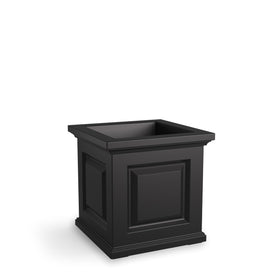 Mayne Nantucket 16-Inch Planter with water reservoir enables low-maintenance gardening.