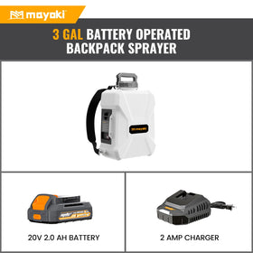 Mayoki ergonomic backpack straps for comfortable long spraying sessions