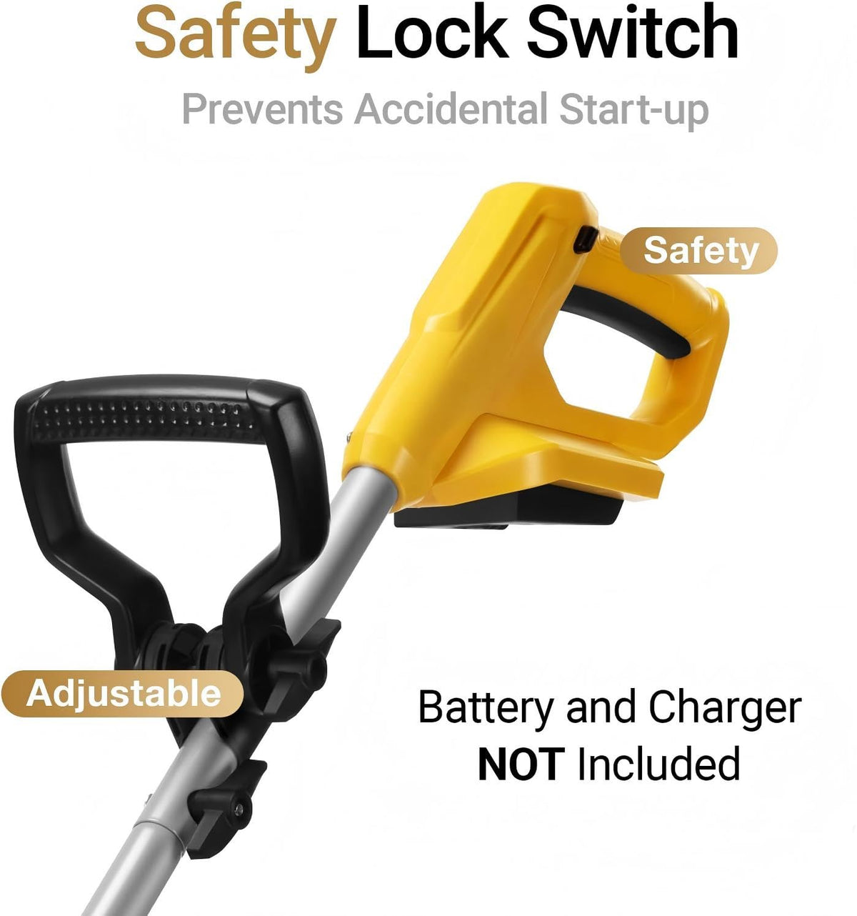 Mayoki adjustable handle at 180 degrees enhances control and comfort.