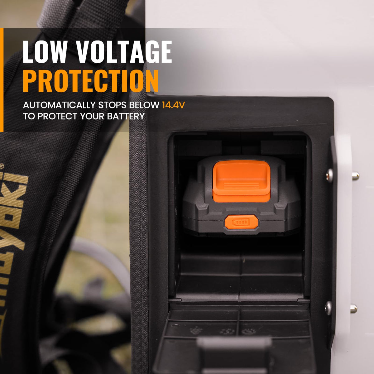 Mayoki low voltage protection helps protect the Dewalt battery