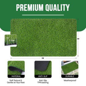 MAYSHINE balcony dog turf shows UV-ready durability for exposed areas.