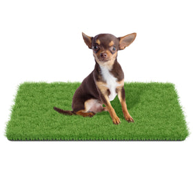 MAYSHINE fake grass for dogs with soft blades provides a cozy, paw-friendly surface.