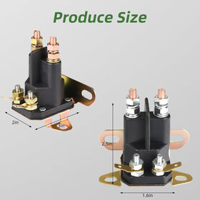 MaySpare 4-pole solenoid side profile highlights robust build and heat-resistant design.