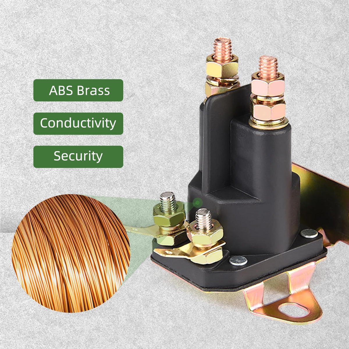 Briggs & Stratton 5410K compatibility label on MaySpare solenoid packaging.