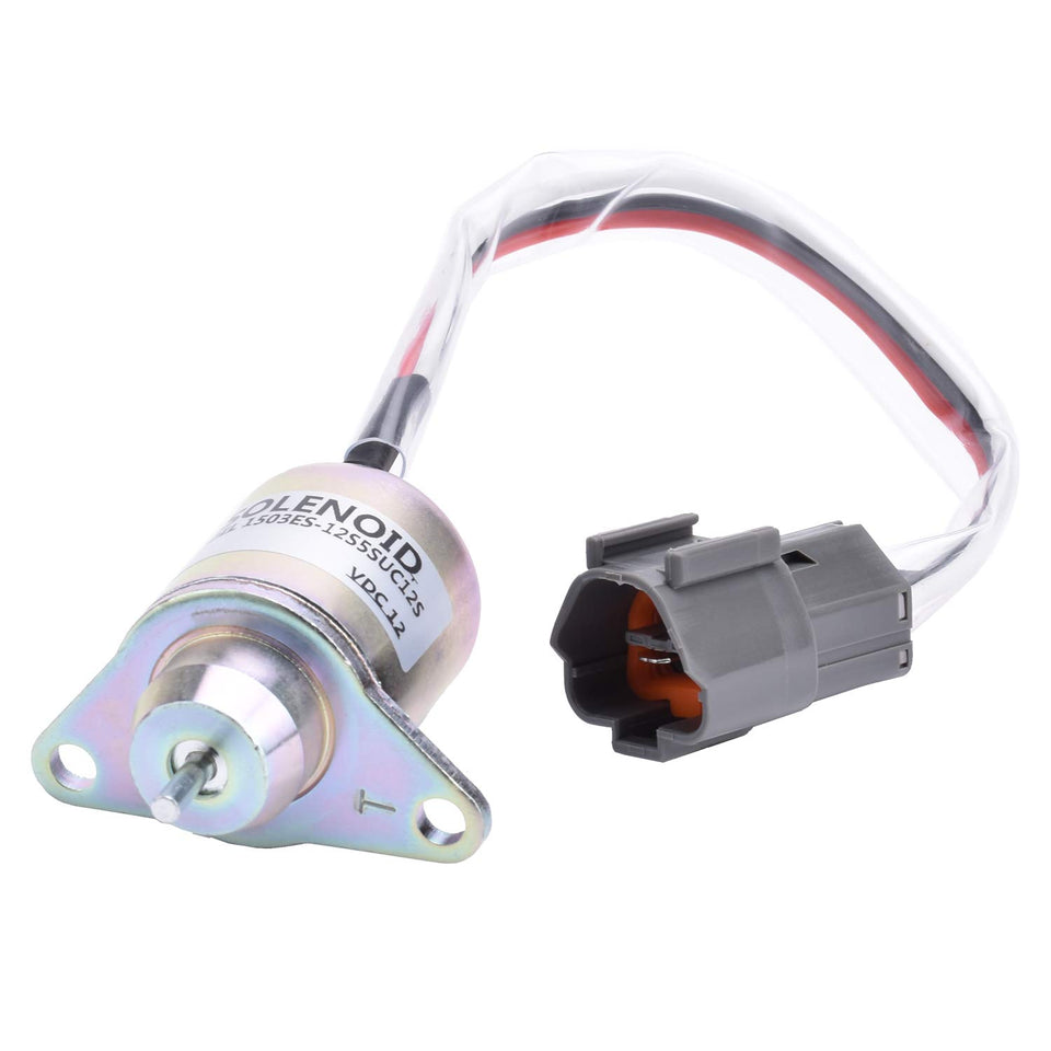 MaySpare M810324 fuel shut off solenoid body view for easy replacement