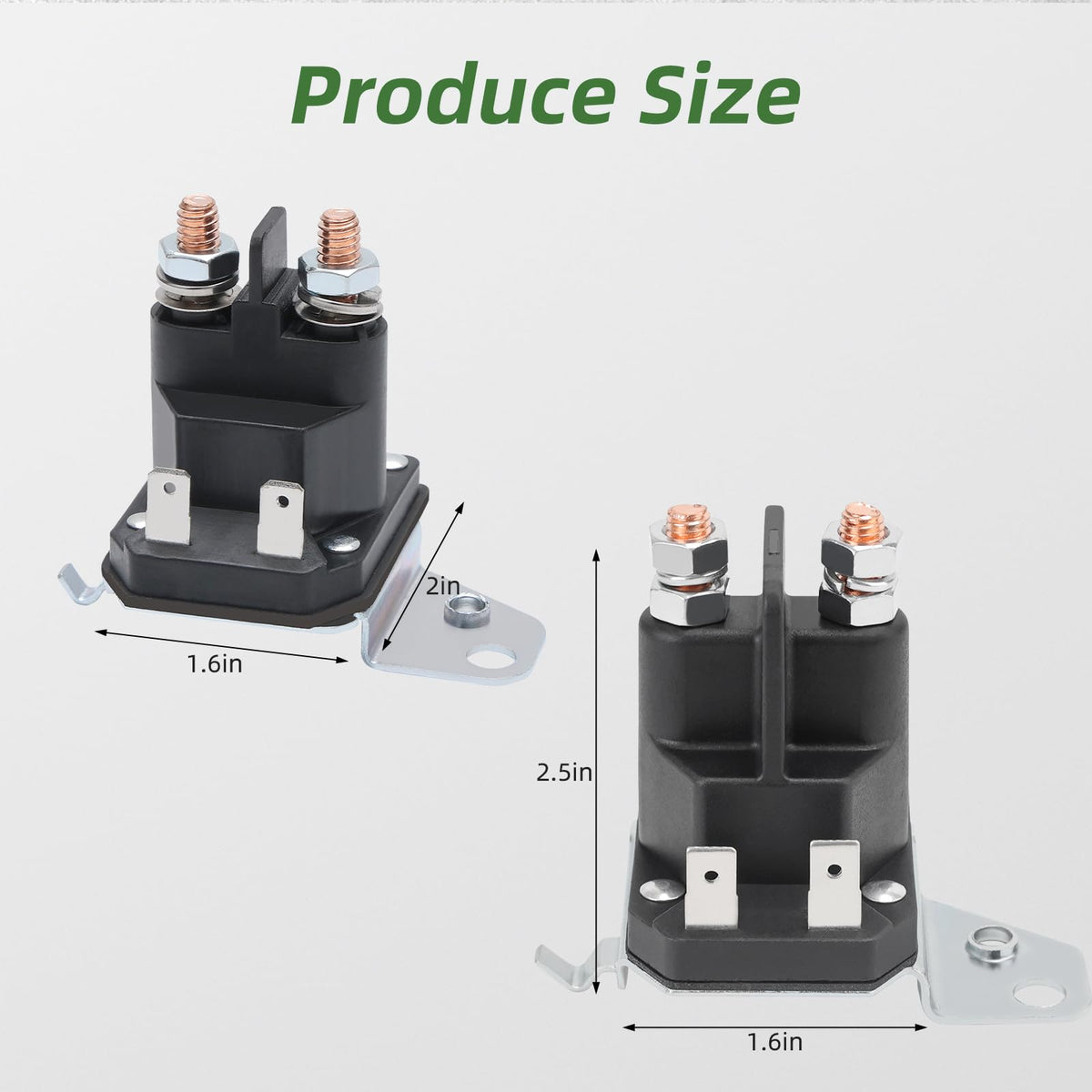 MaySpare starter solenoid with copper wires improves electrical efficiency.