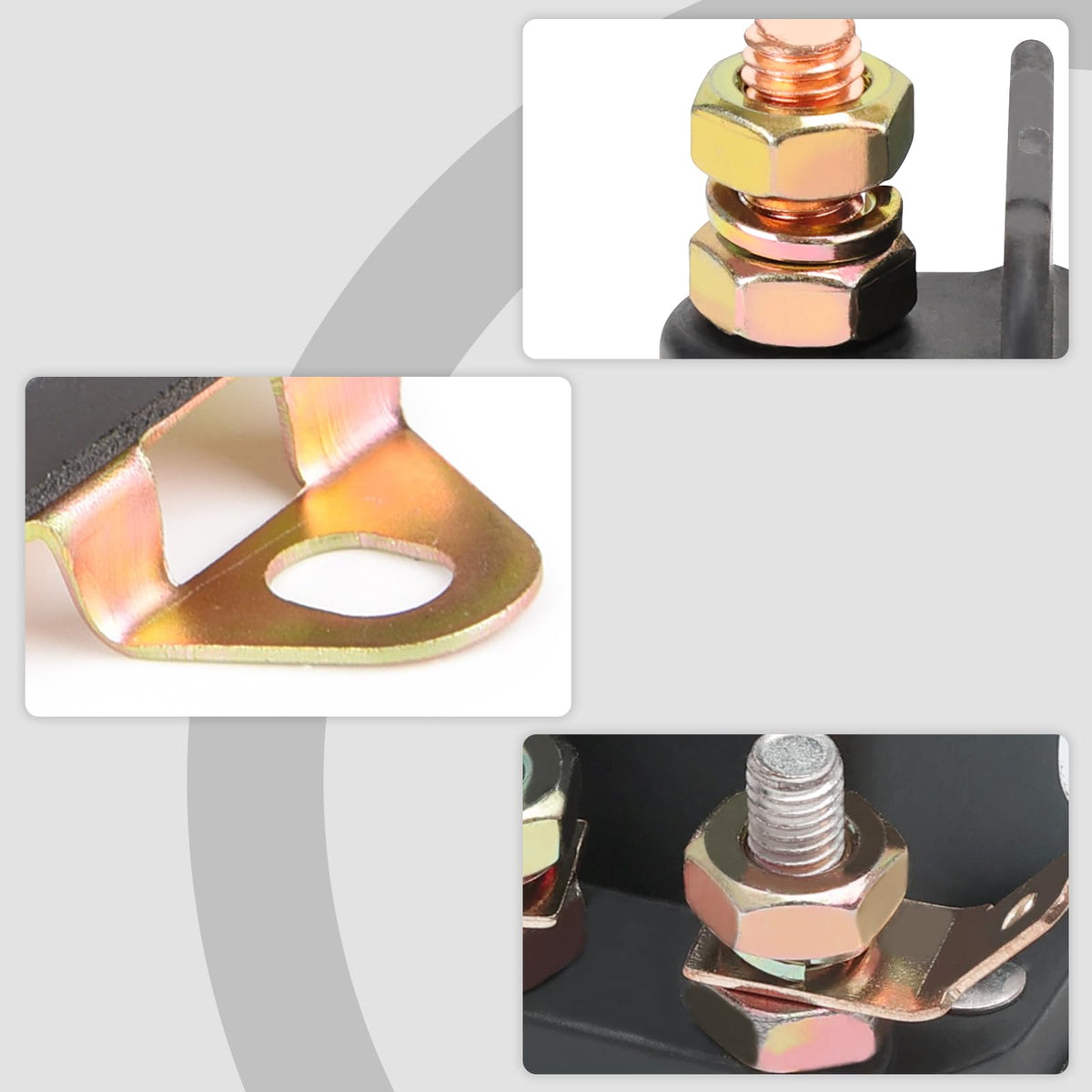 MaySpare solenoid with dual mounting bracket enables easy installation.