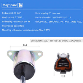 MaySpare Woodward 1503es-12s5suc12s cover detail enables precise installation